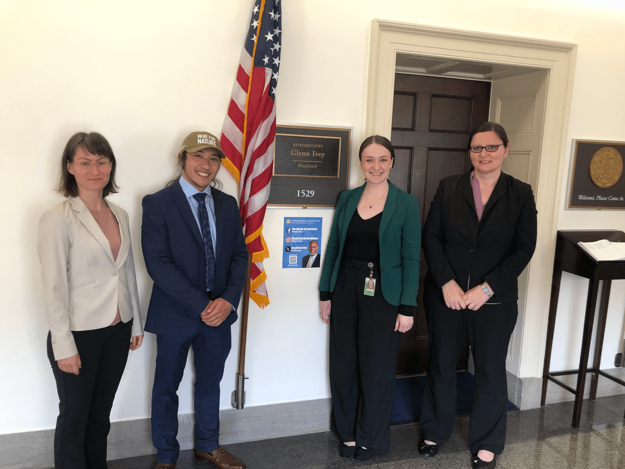 Congressional Visits Day Participants with Representative Glenn Ivey’s staff.